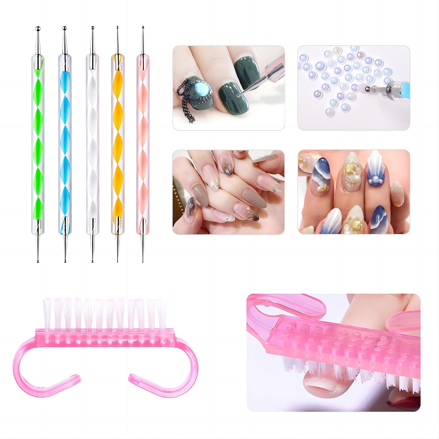 Nail Art DIY Kit Nail Art Pen Nail Decoration Nail Art Lights