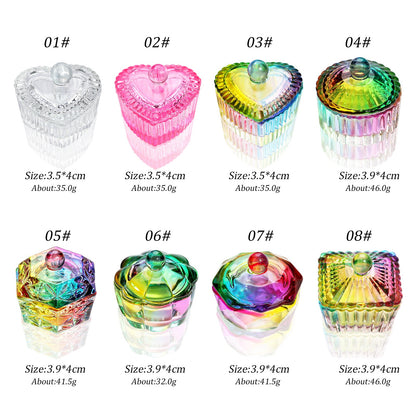 Aurora Dazzle Nail Art Crystal Cup