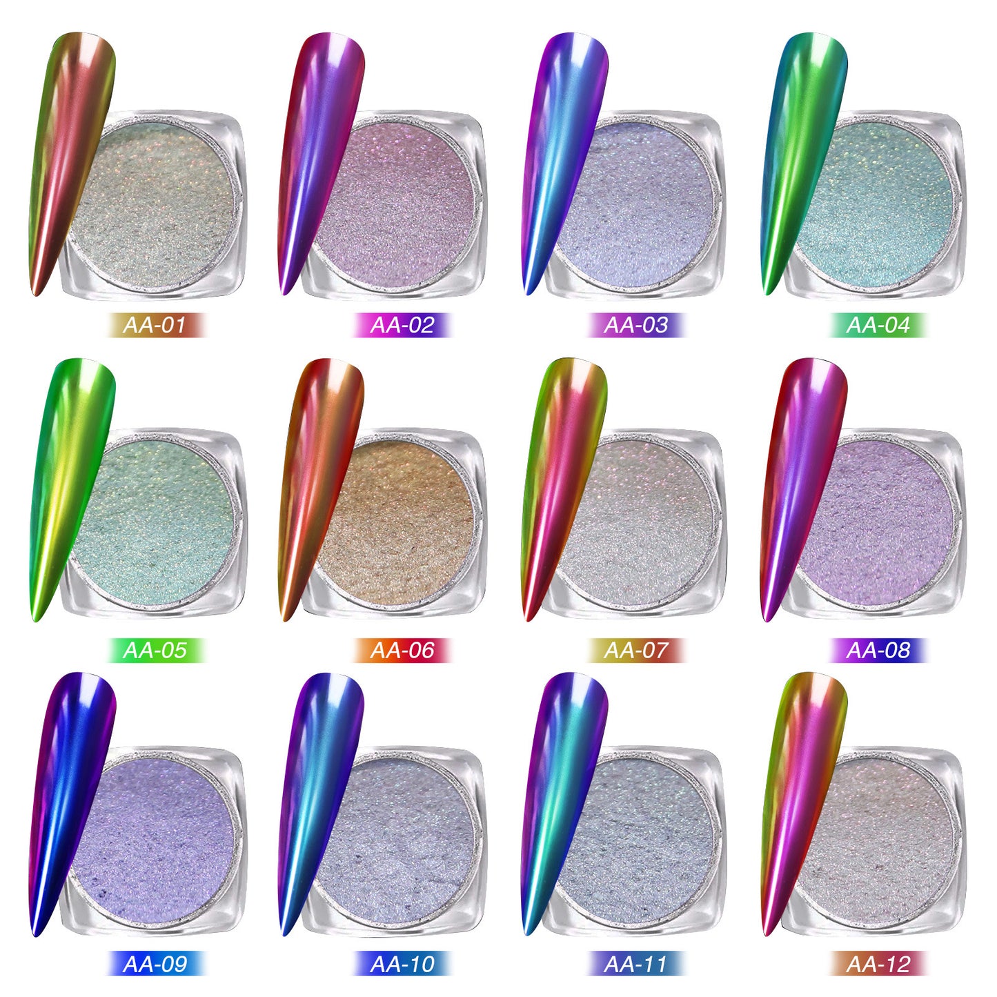 PANSYTRACY Magic Mirror Powder Optical Color Change