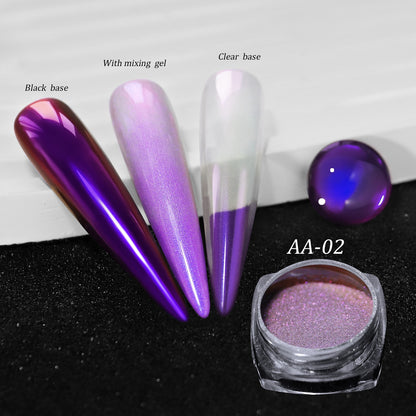 PANSYTRACY Magic Mirror Powder Optical Color Change