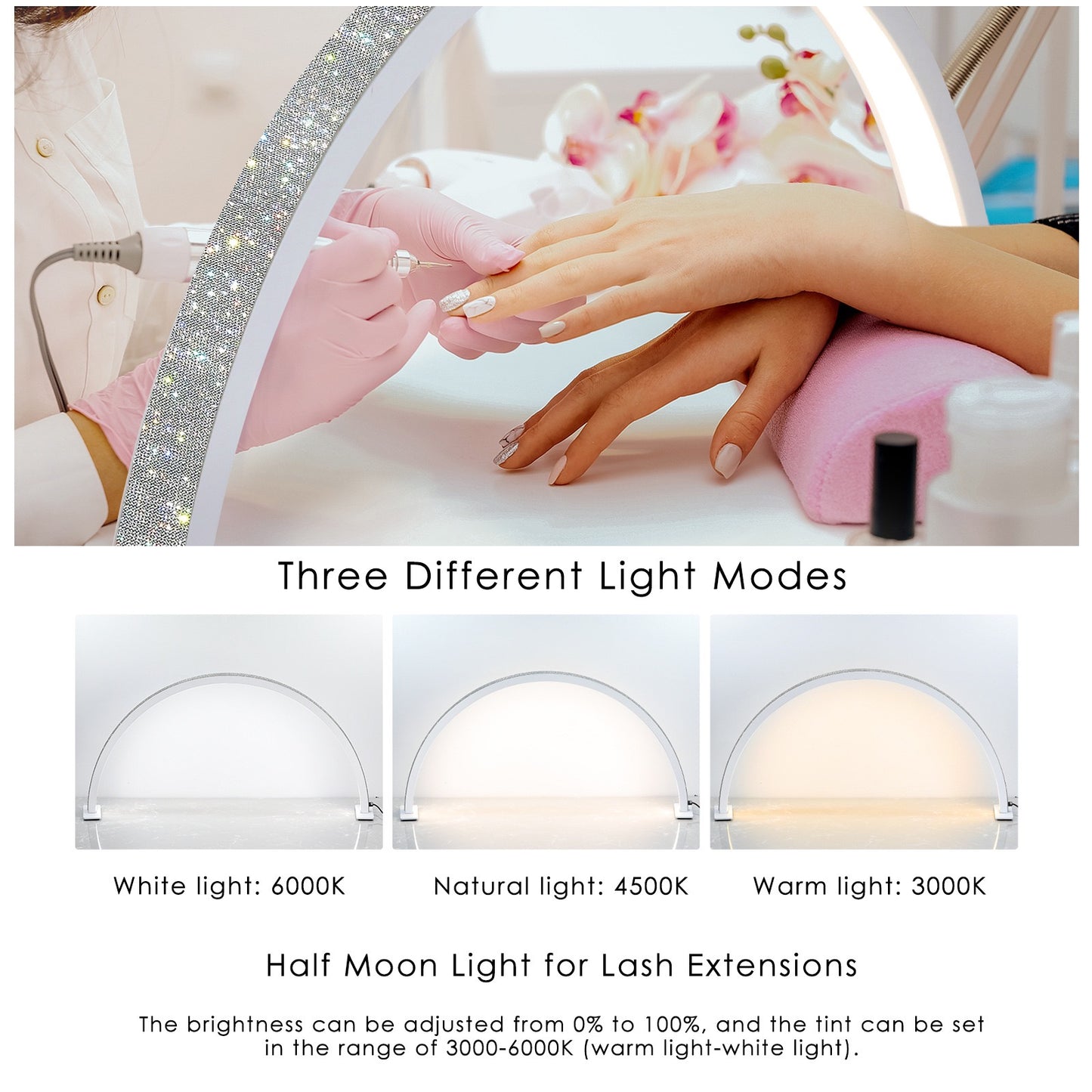 PANSYTRACY Three Color Temperature Nail Lamp