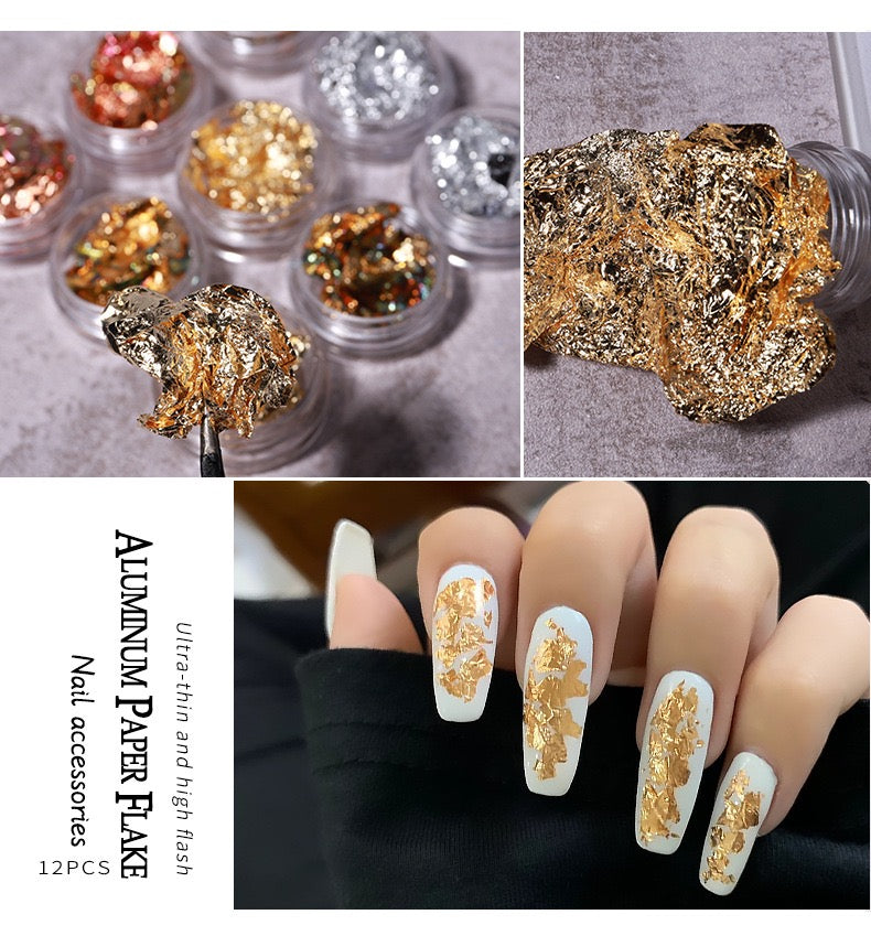 PANSYTRACY NailArt Gold Foil